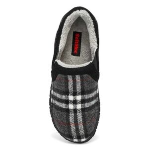 Softmoc Jackie2 Black Plaid Slipper NEW In Box- Sz. 7